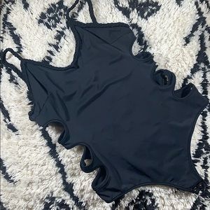 LUXMI PEEK-A-BOO SIDE BODYSUIT, SMALL